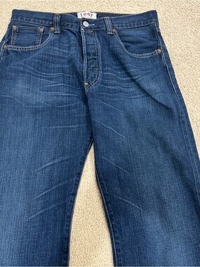 Levi’s 501 1947 Limited Edition Men's Dark Blue Denim Jeans Size 34x32